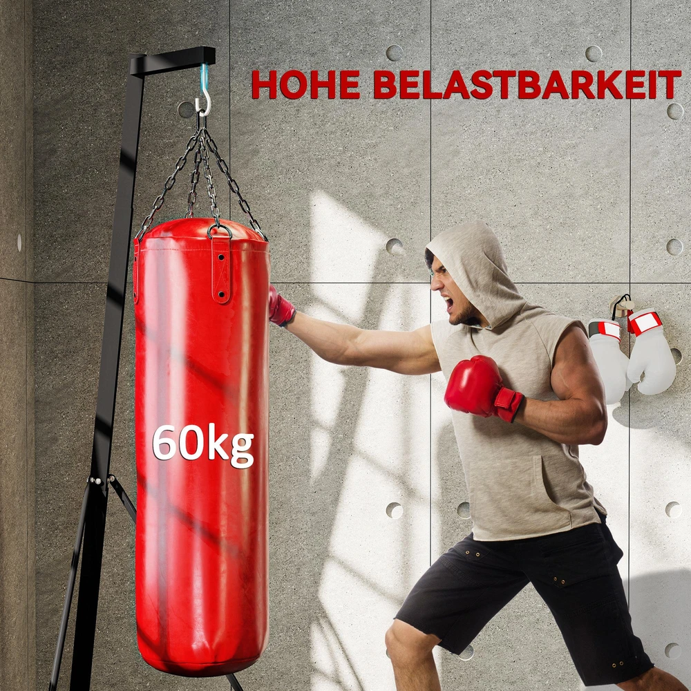 Reguliuojamo aukščio bokso maišo stovas, laisvai pastatomas bokso maišo laikiklis