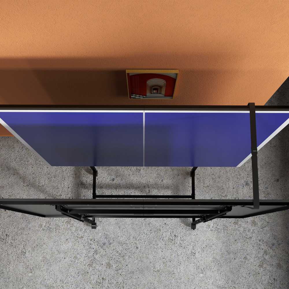 Sportnow Raketės ir kamuoliukai, lauko/vidaus, plienas, mėlyna, 274x152,5x75,5 cm