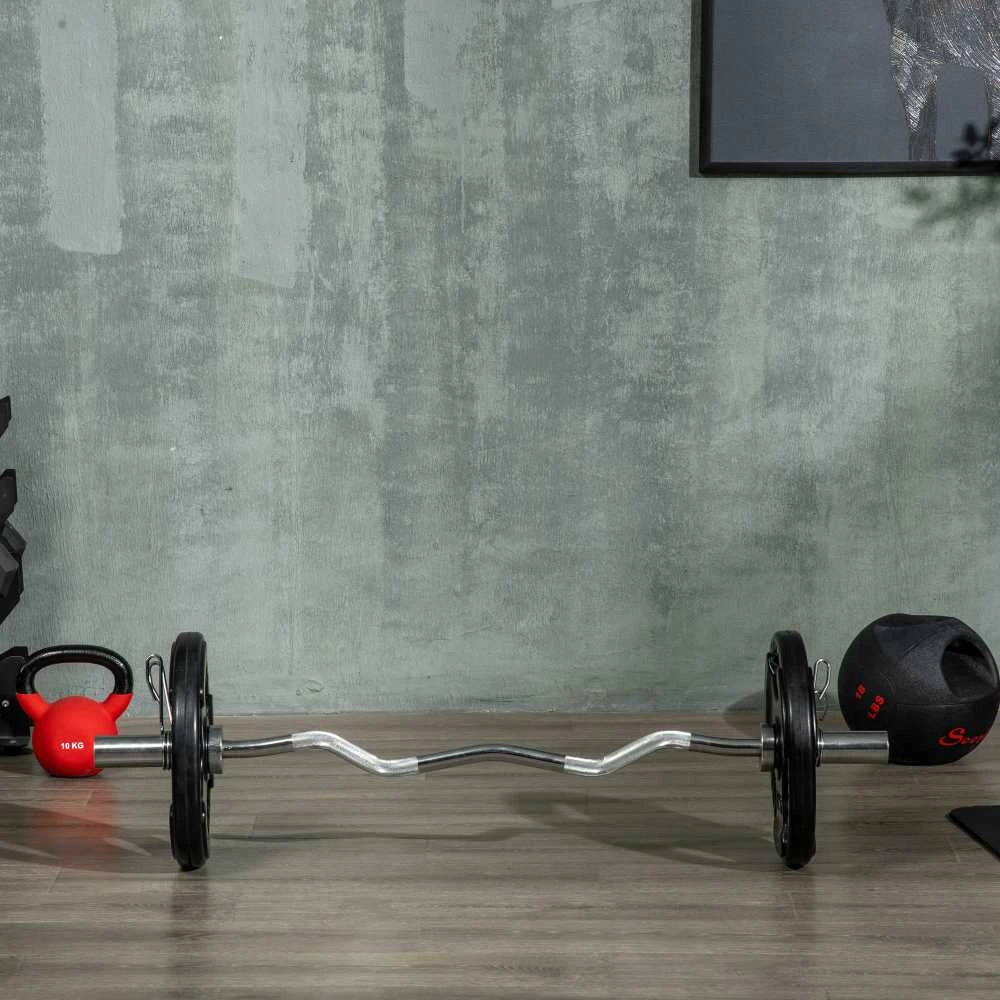 SPORTNOW svorių diskai, 2 vnt. rinkinys, „Tri-Grip“, 2 x 15 kg, gumuoti olimpiniai diskai, saugūs grindims, 5 cm anga, su trimis rankenomis, jėgos treniruotėms