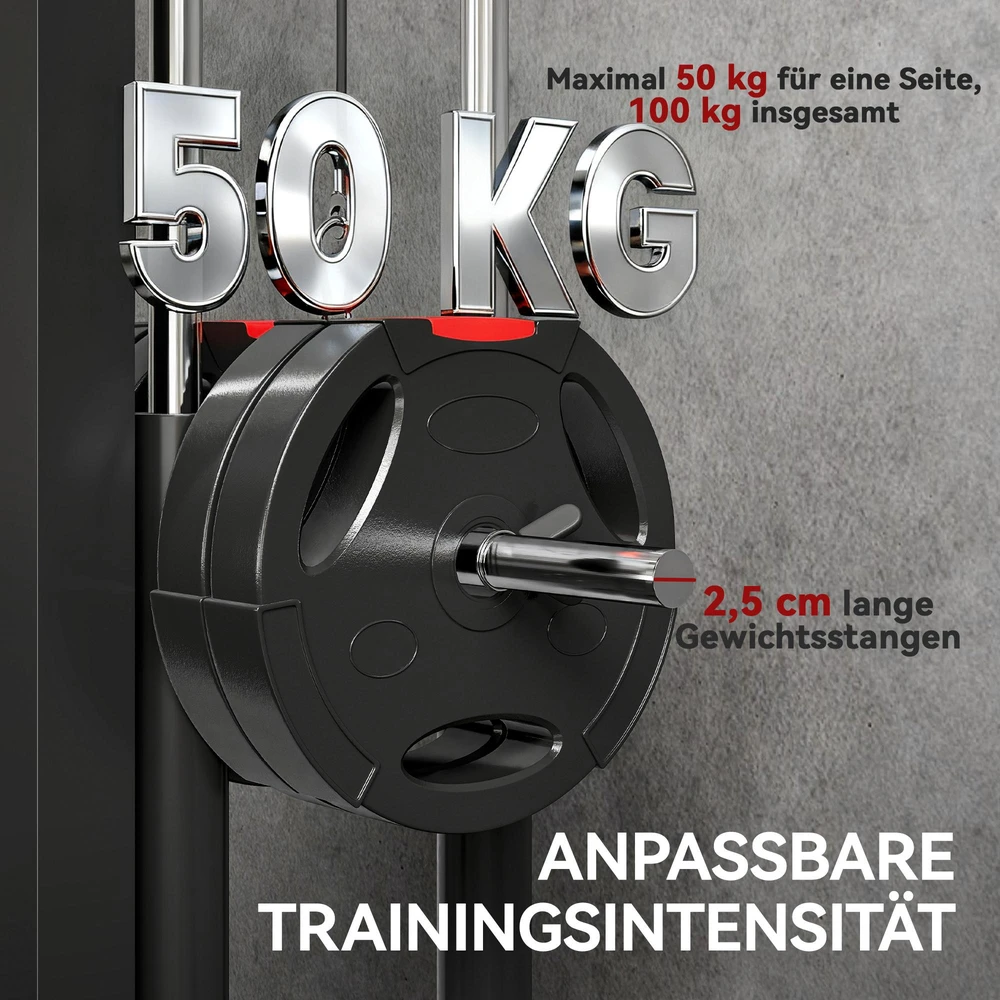 Treniruočių irklavimo treniruoklis, prie sienos tvirtinamas sporto įrenginys, kabelinis treniruoklis namų sporto salei, plieno, juodas