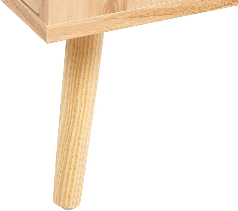 TV staliukas Beliani TV spintelė PEROTE rotango šviesiai ruda