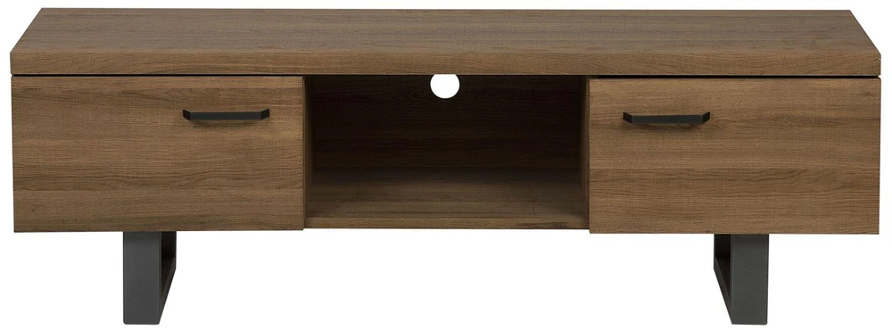 TV staliukas Beliani TV spintelė TIMBER tamsiai ruda