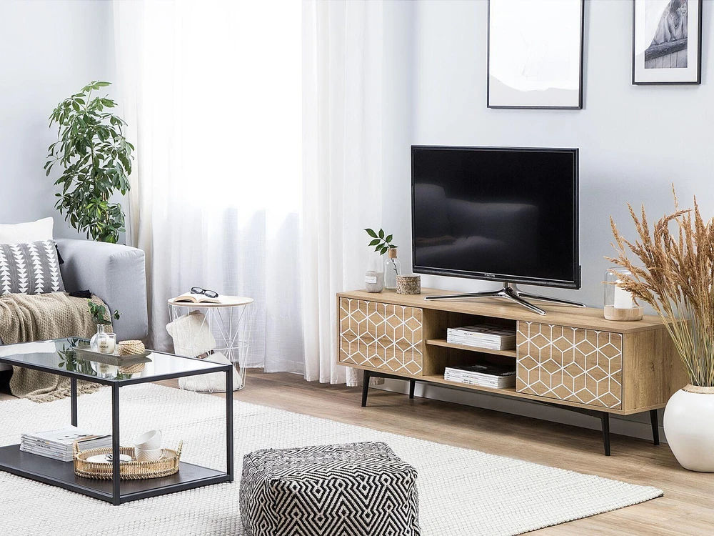 TV staliukas Beliani TV spintelė TORVI šviesiai ruda
