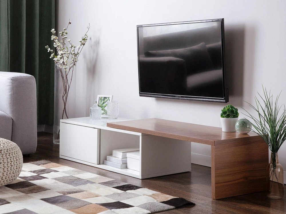 TV staliukas Beliani TV spintelė YONKERS balta