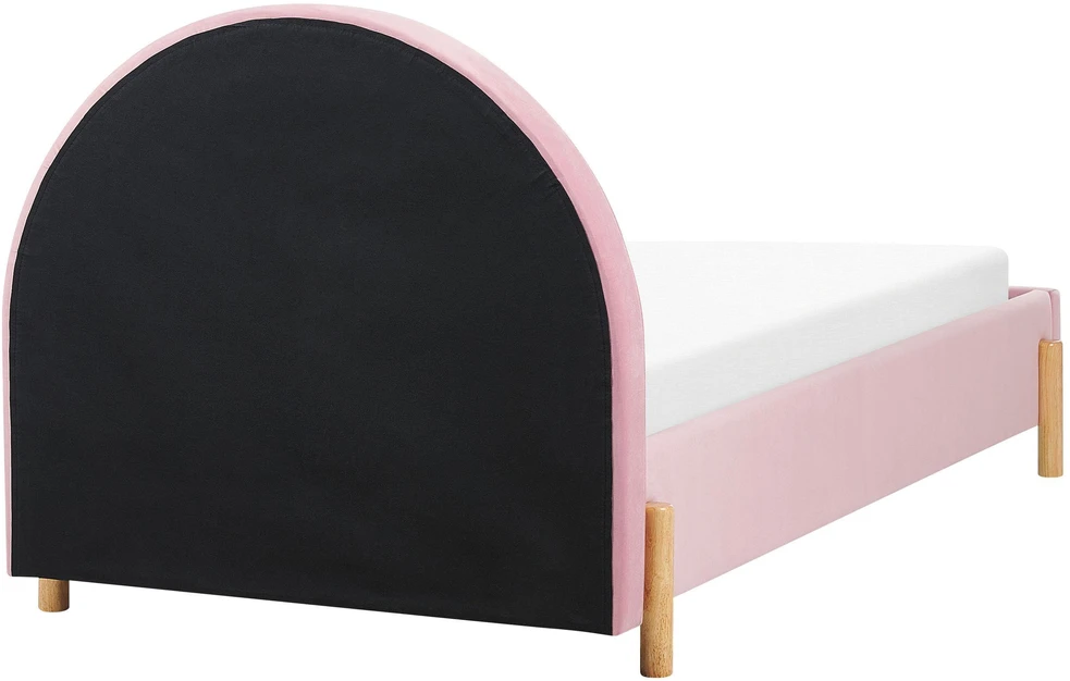 Vaikiška lova Beliani ANET 90 x 200 cm Rausva