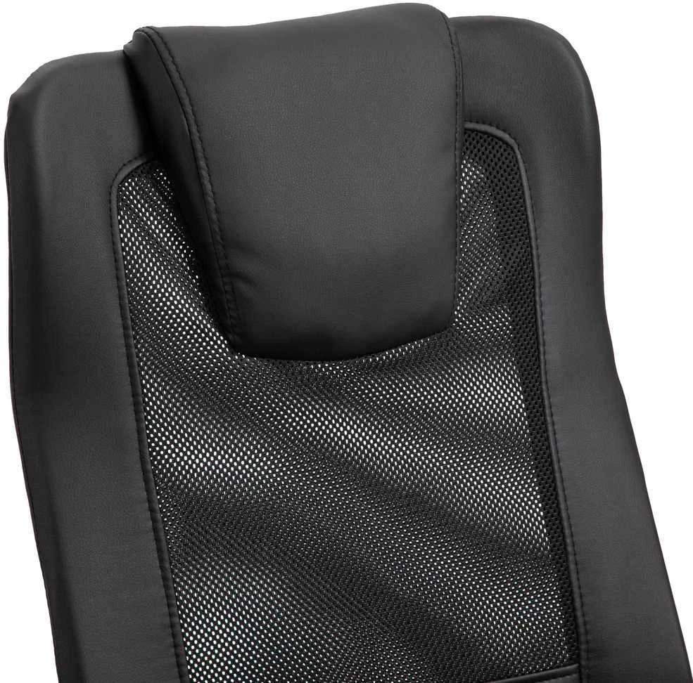 Vinsetto biuro kėdė, ergonomiška sukama kėdė, reguliuojamo aukščio, dirbtinė oda (PU), juoda, 66x73x108-118 cm