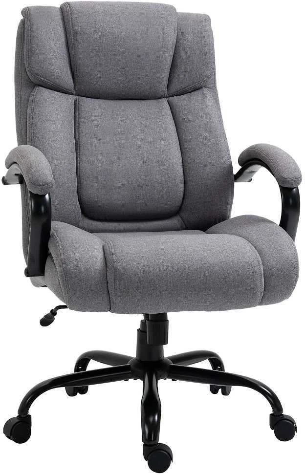 Vinsetto biuro kėdė, darbo kėdė, žaidimų kėdė, sukamoji kėdė, supimosi funkcija, storai paminkštinta, ergonomiška kėdė, keliamoji galia 220 kg