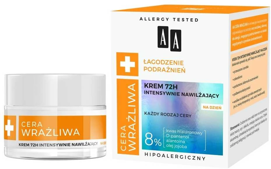 AA jautrią odą raminantis dirginimas, 50 ml