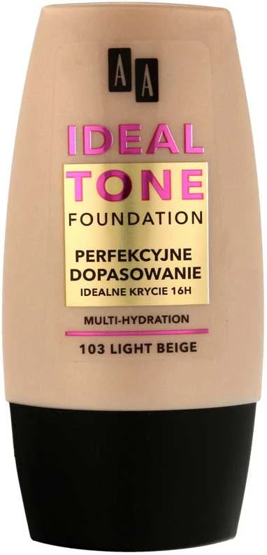 AA Ideal Tone Foundation 103 Light rusvai gelsvas, 30 ml
