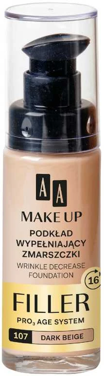 AA Make Up Filler Wrinkle Decrease Foundation Pro Age System 107 Dark rusvai gelsvas, 30 ml