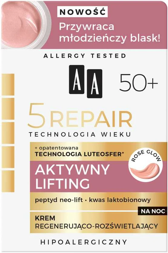 AA Technology of Age 5Repair 50+ Active Lifting Rose Glow, 50 ml