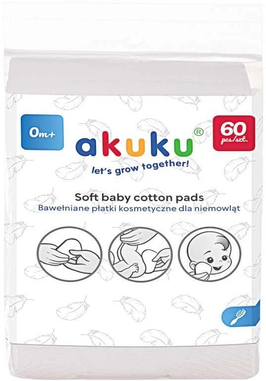 AKUKU vatos diskeliai, 60 vnt., А0003