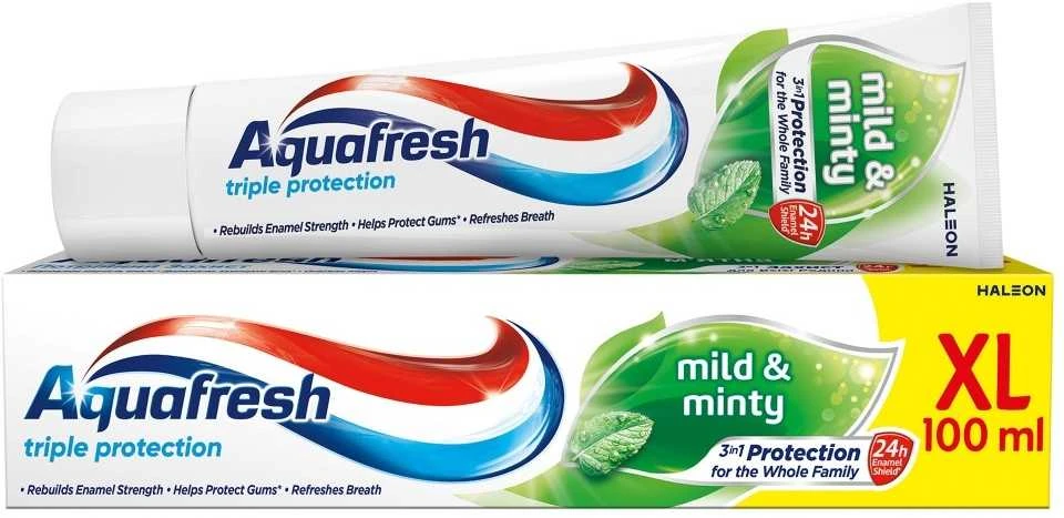Aquafresh Triple Protection Fresh & Minty dantų pasta 100ml