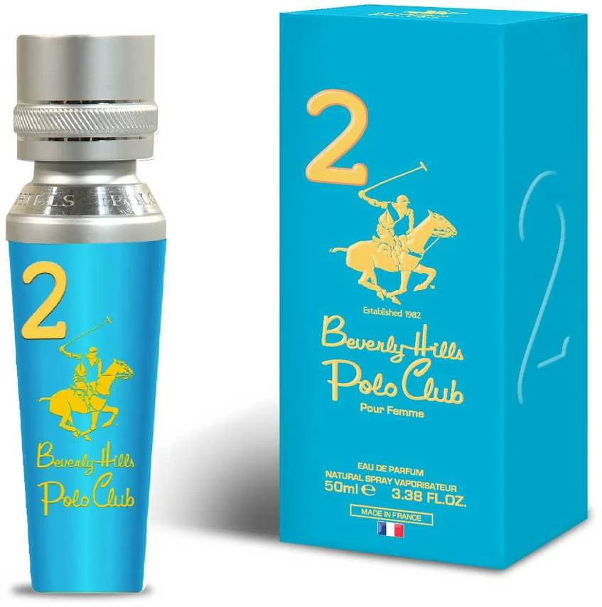 Beverly Hills Polo Club No. 2 EDP parfumuotas vanduo moterims, 50 ml
