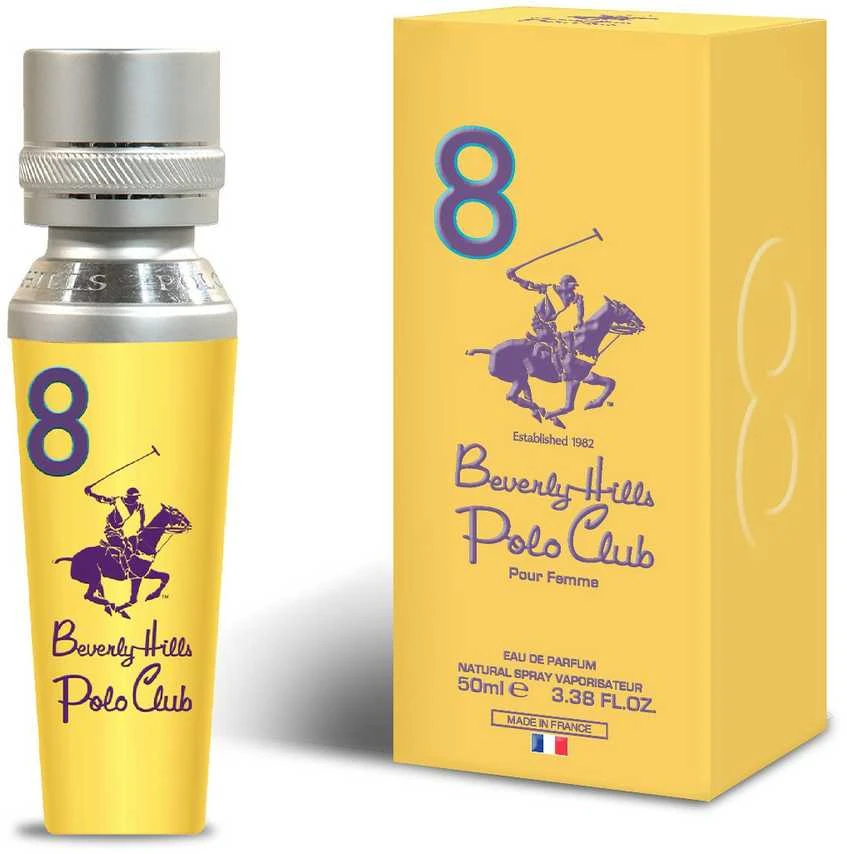 Beverly Hills Polo Club No.8 EDP parfumuotas vanduo moterims, 50 ml