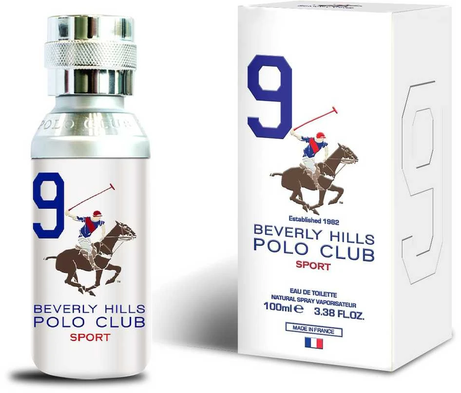 Beverly Hills Polo Club 9 Sport EDT tualetinis vanduo vyrams, 100 ml