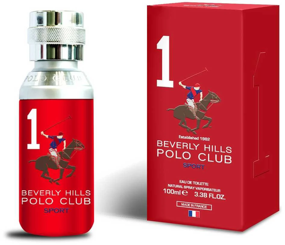 Beverly Hills Polo Club 1 Sport EDT tualetinis vanduo vyrams, 100 ml