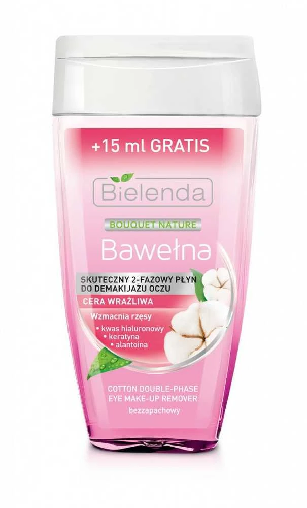 BIELENDA COTTON Akių makiažo valiklis 2-fazis 140ml