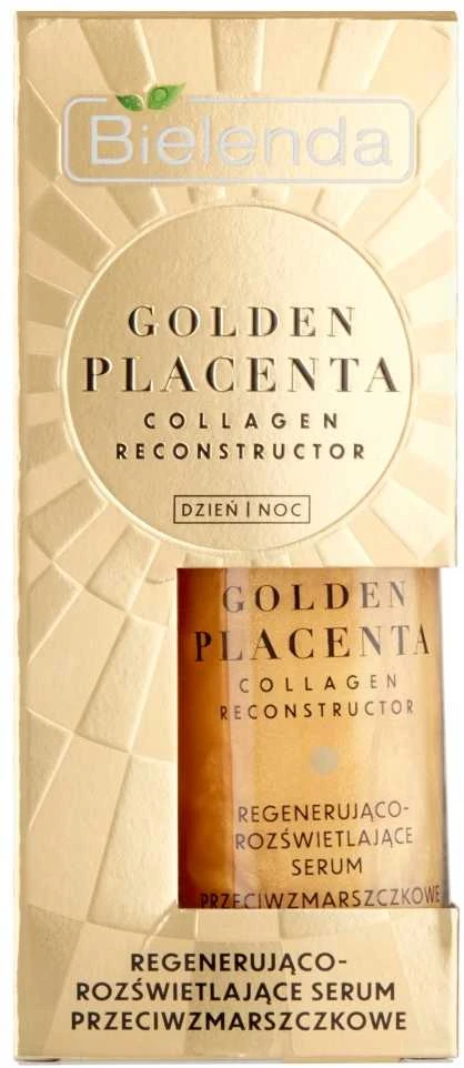 Bielenda Golden Placenta regeneruojantis ir šviesinantis serumas nuo raukšlių 30g