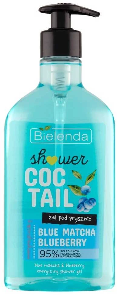 Bielenda Shower Cocktail energizuojanti dušo želė Mėlyna Matcha + Blueberry 400ml
