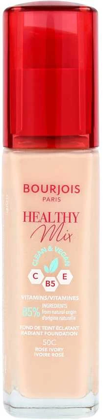 Makiažo pagrindas ,,Bourjois Healthy Mix Radiant Foundation", spalva: 50C Rose Ivory, 30ml