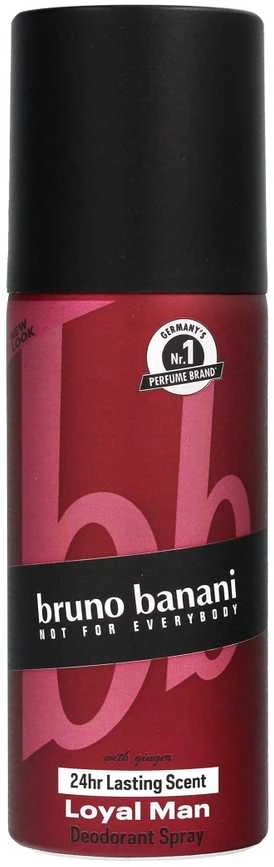 Bruno Banani Loyal Man dezodorantas, 150 ml purškiamas flakonas