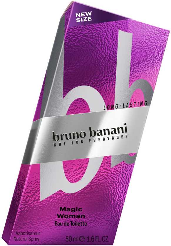 Bruno Banani Magic Woman EDT tualetinis vanduo moterims, 50 ml