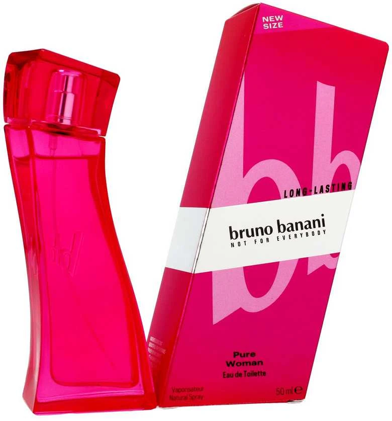 Bruno Banani Pure Woman EDT tualetinis vanduo moterims, 50 ml