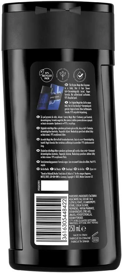 Bruno Banani Magic Man With Spicy Nutmeg Dušo želė vyrams, 250 ml