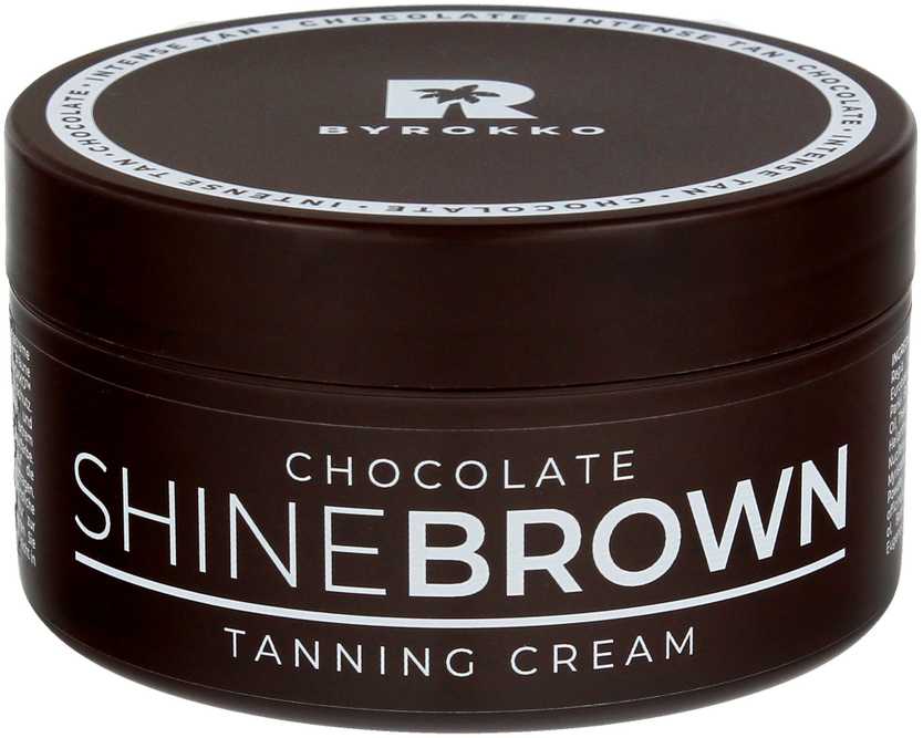 Byrokko Shine Brown Chocolate Tanning Kreminis Sun Losjonas kūnui