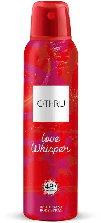 C-THRU Love Whisper dezodorantas, 150ml raudona pakuotė
