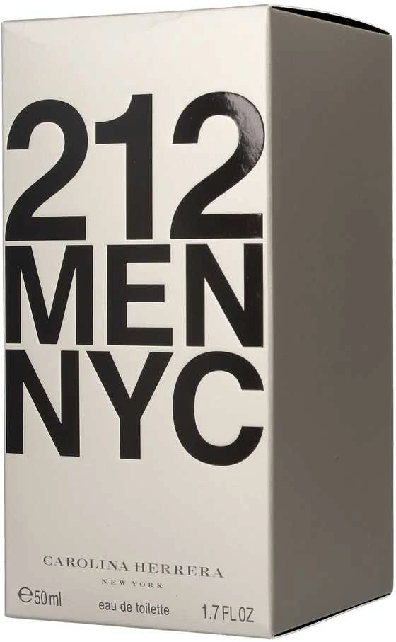 Tualetinis vanduo Carolina Herrera 212 Men Eau De Toilette Purškiklis, 50ml