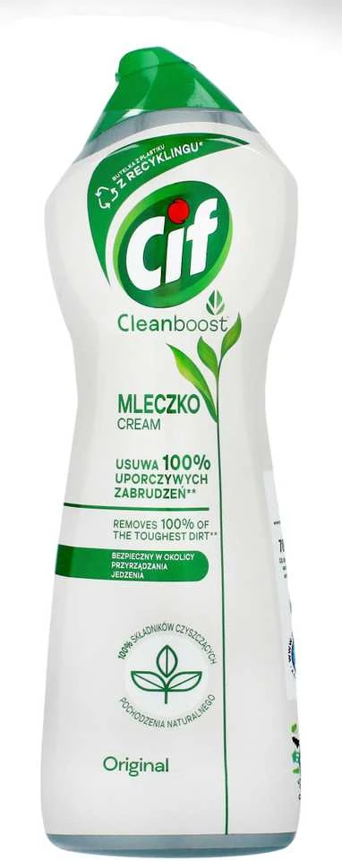 CREAM CIF Kreminis Original Valomasis pienas su mikrokristalais 780 g