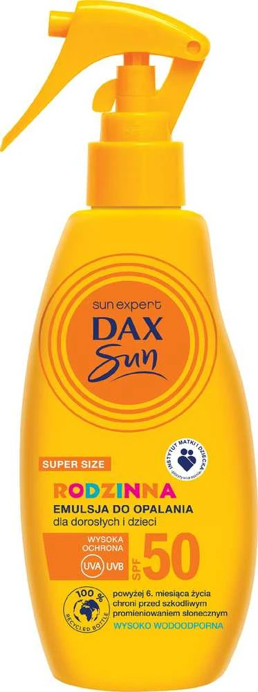 Dax Sun DAX_Sun SPF50 šeimyninis įdegio losjonas suaugusiems ir vaikams 200ml