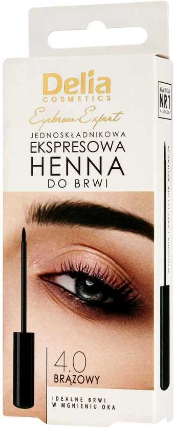 Delia Eyebrow Expert Instant Eyebrow Tint 4.0 Ruda, 6 ml