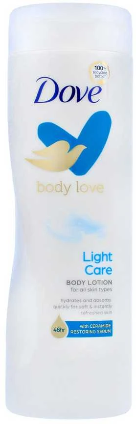 Dove Body Love Light Care Losjonas kūnui moterims, 400 ml