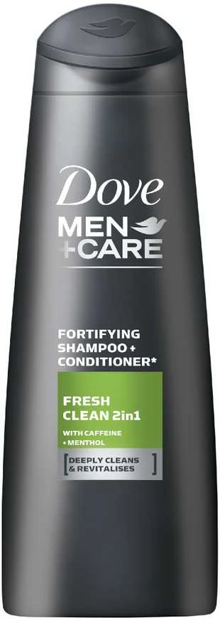 Dove Men + Care Fresh Clean Šampūnas vyrams, 400 ml