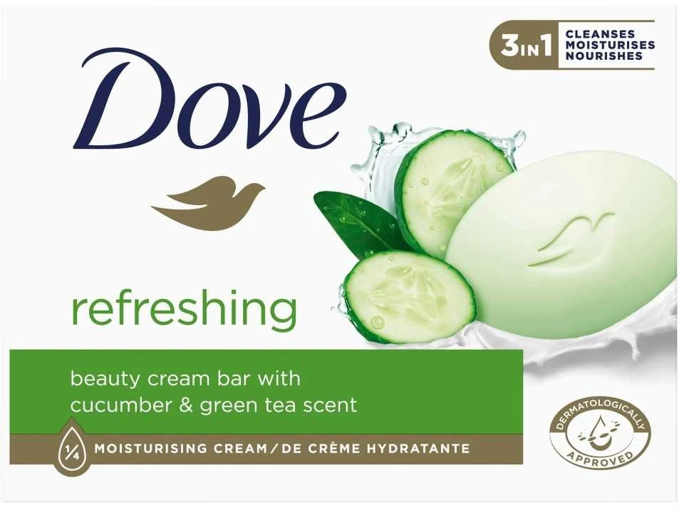 Dove Refreshing Beauty Kreminis Bar Bar Muilas