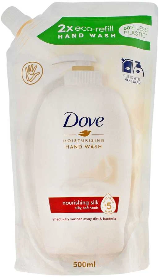 Skystas muilas DOVE Silk, 500 ml, PAPILDAS