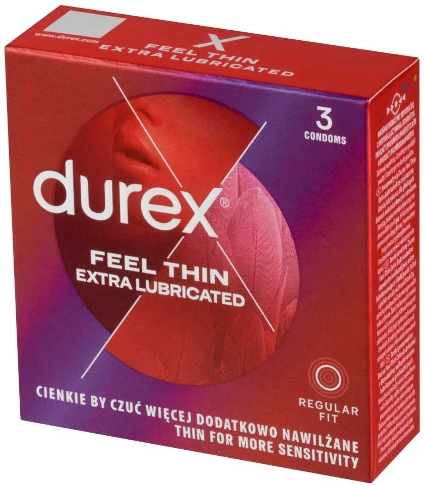 Durex Fetherlite Elite prezervatyvai 3 vnt itin ploni