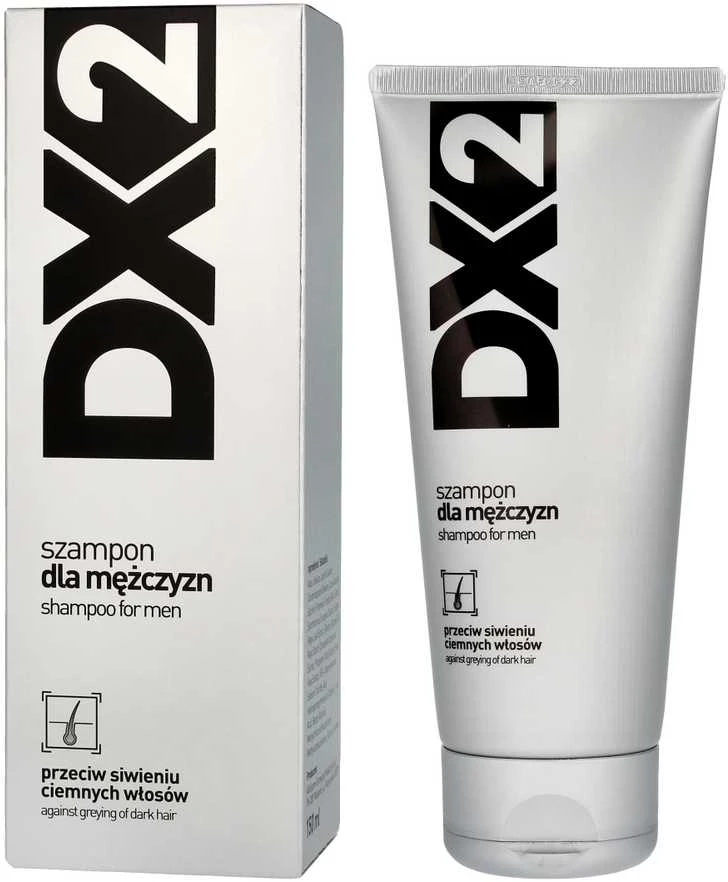 DX2_Shampoo For Men Šampūnas vyrams nuo tamsių plaukų žilimo 150ml