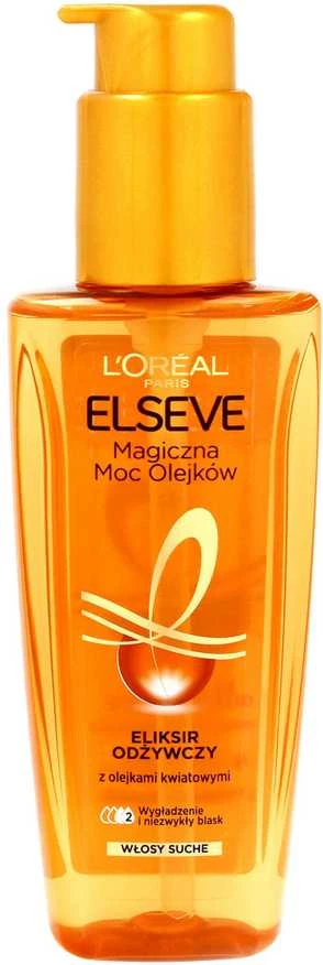 L'Oreal Elseve plaukų aliejus oranžiniame buteliuke