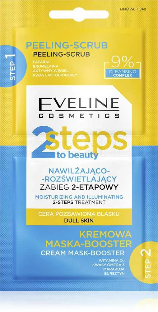 Eveline Cosmetics 2 žingsniai į grožį, 8 ml