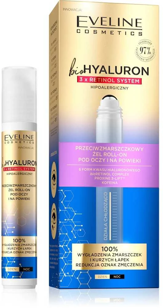 Eveline Cosmetics BioHyaluron 3 x Retinol, 15 ml