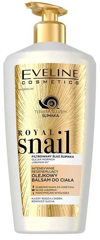 Eveline Cosmetics EVELINE Royal Snail Intensyviai regeneruojantis aliejinis kūno balzamas 350 ml