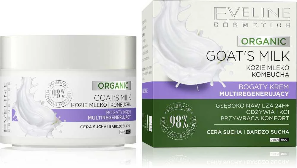 Eveline Cosmetics ekologiškas ožkos pienas, 50 ml