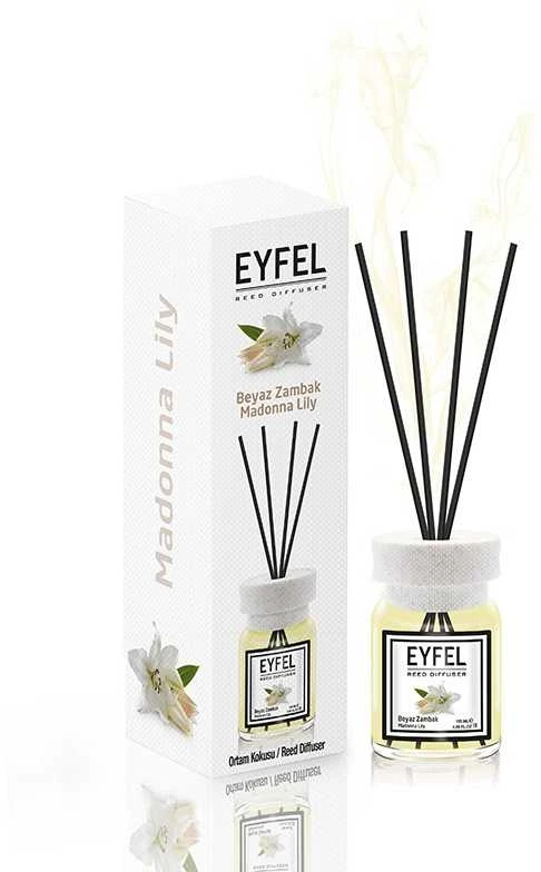 Eyfel namų kvapas su lazdelėmis "BALTOJI LELIJA 120 ml."