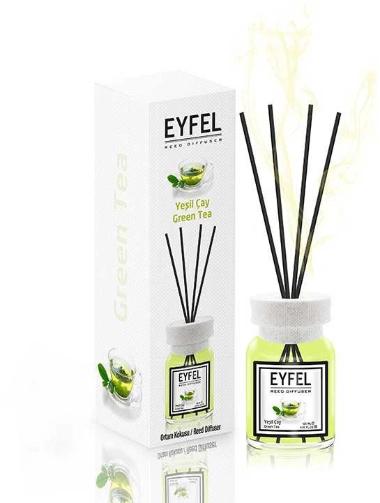 Eyfel namų kvapas su lazdelėmis "ŽALIA ARBATA 120 ml."