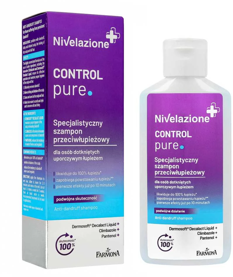 Farmona Nivelazione Control Pure specializuotas šampūnas nuo pleiskanų