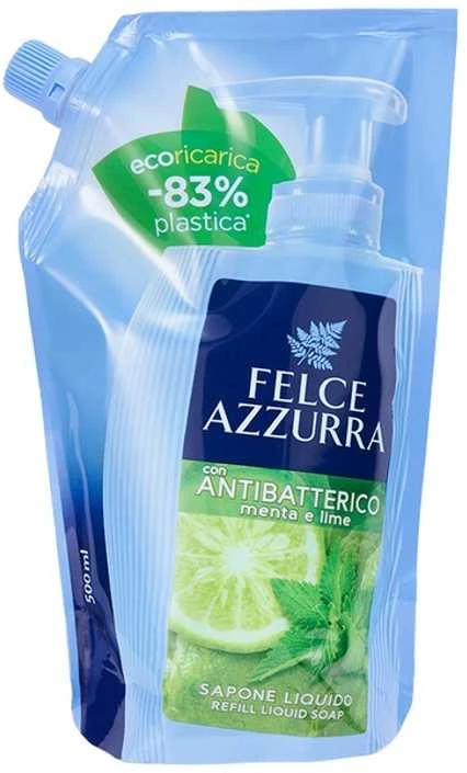 None Mondex FELCE AZURRA Skystas muilas 500ml doypack Mint&Lime
